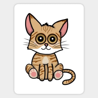 Ginger Kitty (Large Print) Magnet